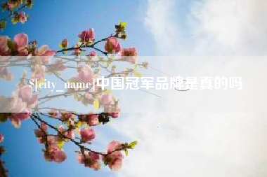 日照中国冠军品牌是真的吗