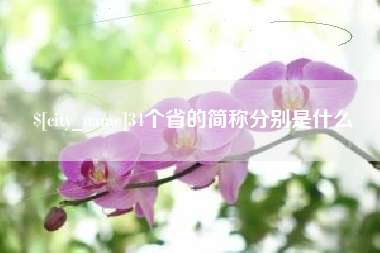 日照34个省的简称分别是什么
