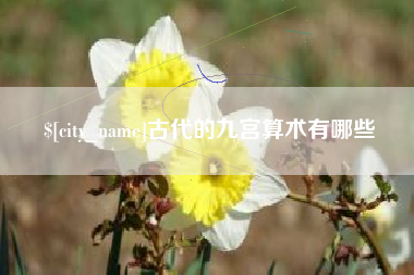 日照古代的九宫算术有哪些
