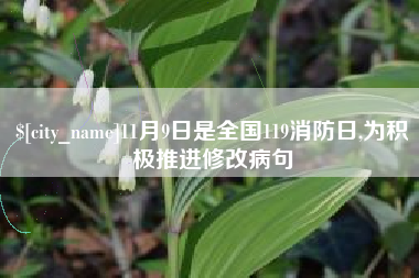 日照11月9日是全国119消防日,为积极推进修改病句