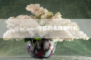 日照中国的金牌有几名