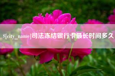 日照司法冻结银行卡最长时间多久