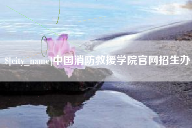 日照中国消防救援学院官网招生办