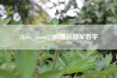 日照2024奥运冠军名字