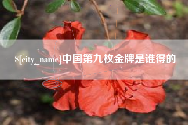 日照中国第九枚金牌是谁得的