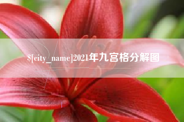 日照2021年九宫格分解图