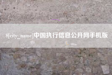 日照中国执行信息公开网手机版