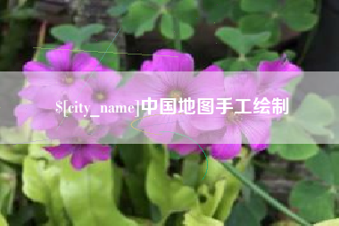 日照中国地图手工绘制