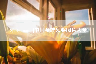 日照中国金牌领奖图片大全