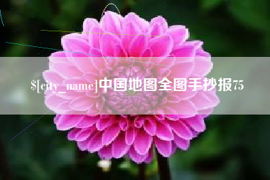 日照中国地图全图手抄报75