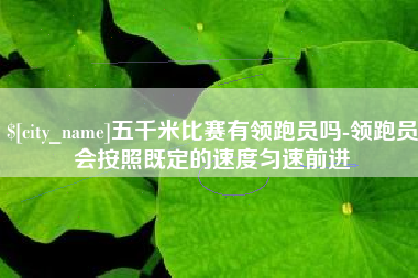 日照五千米比赛有领跑员吗-领跑员会按照既定的速度匀速前进