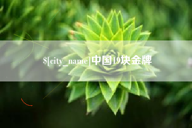 日照中国19块金牌