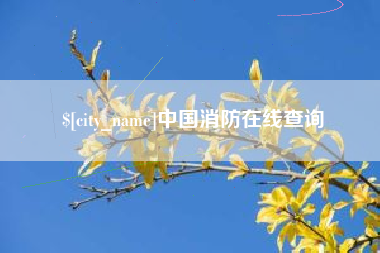日照中国消防在线查询