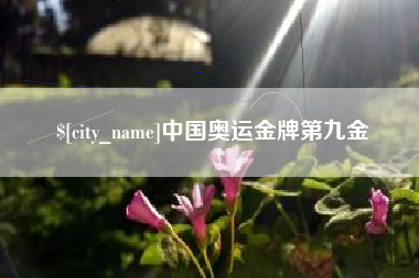 日照中国奥运金牌第九金