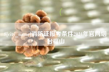 日照消防证报考条件2024年官网烟台福山
